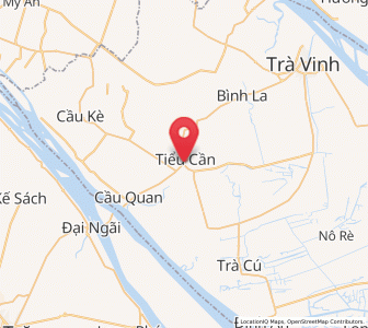 Map of Tiểu Cần, Trà Vinh