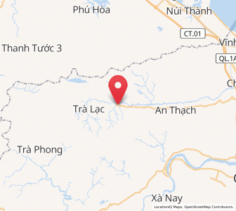 Map of Trà Bồng, Quảng Ngãi Province