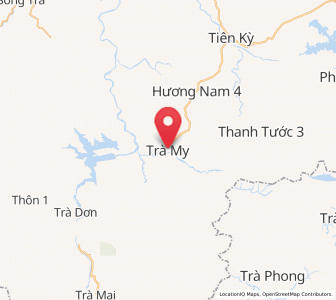 Map of Trà My, Quảng Nam