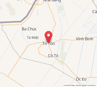 Map of Tri Tôn, An Giang