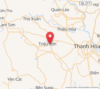 Map of Triệu Sơn, Thanh Hóa