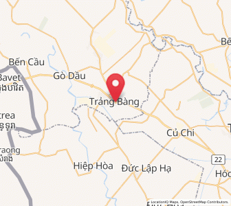 Map of Trảng Bàng, Tây Ninh Province