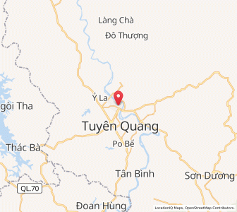 Map of Tuyên Quang, Tuyên Quang