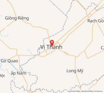 Map of Vị Thanh, Hậu Giang