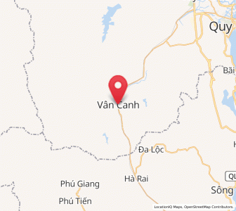 Map of Vân Canh, Bình Định
