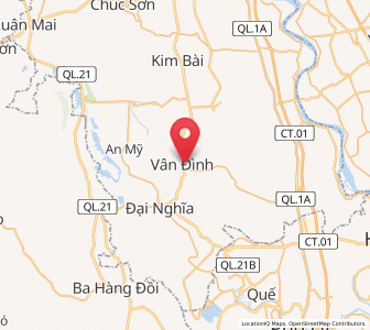 Map of Vân Đình, Hanoi