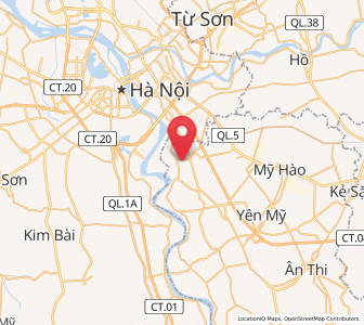 Map of Văn Giang, Hưng Yên