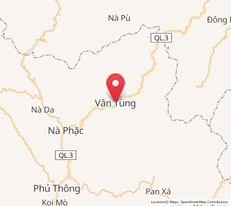 Map of Vân Tùng, Bắc Kạn