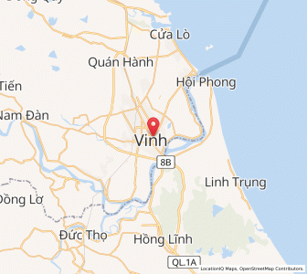 Map of Vinh, Nghệ An
