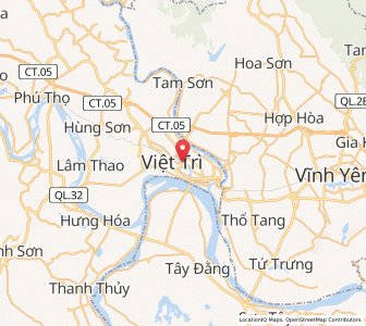 Map of Việt Trì, Phú Thọ