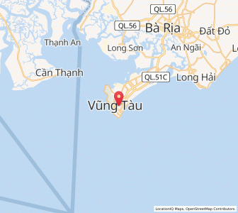 Map of Vũng Tàu, Bà Rịa-Vũng Tàu