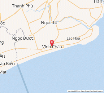 Map of Vĩnh Châu, Sóc Trăng