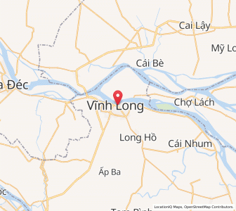 Map of Vĩnh Long, Vĩnh Long