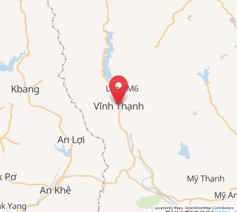 Map of Vĩnh Thạnh, Bình Định