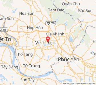 Map of Vĩnh Yên, Vĩnh Phúc