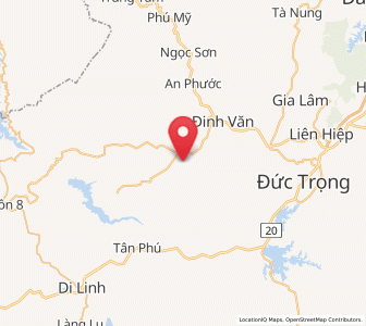 Map of Xã Tân Hà, Lâm Đồng