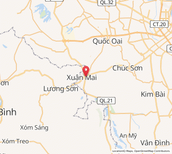 Map of Xuân Mai, Hanoi