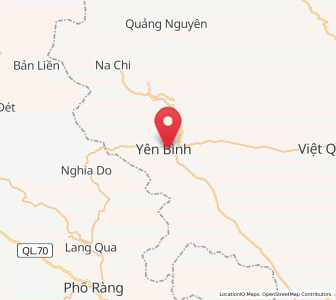 Map of Yên Bình, Hà Giang
