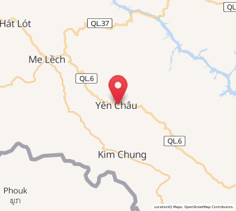 Map of Yên Châu, Sơn La