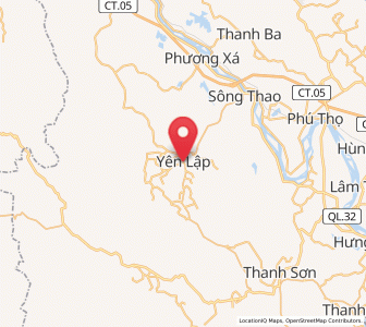 Map of Yên Lập, Phú Thọ
