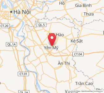 Map of Yên Mỹ, Hưng Yên