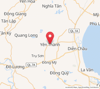 Map of Yên Thành, Nghệ An