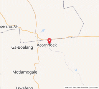 Map of Acornhoek, Mpumalanga