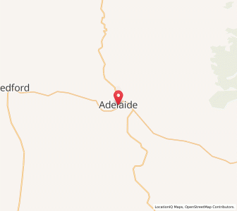 Map of Adelaide, Eastern Cape