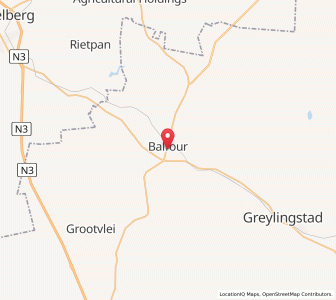 Map of Balfour, Mpumalanga