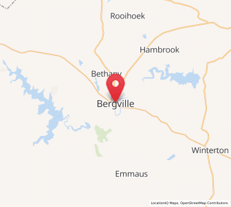 Map of Bergville, KwaZulu-Natal