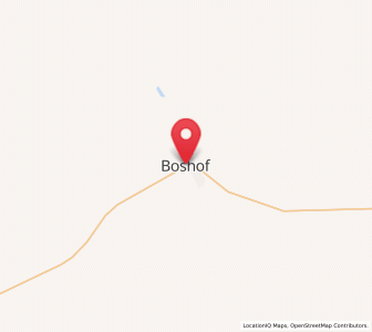 Map of Boshof, Free State