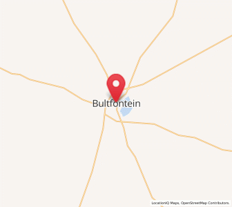 Map of Bultfontein, Free State