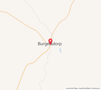 Map of Burgersdorp, Eastern Cape