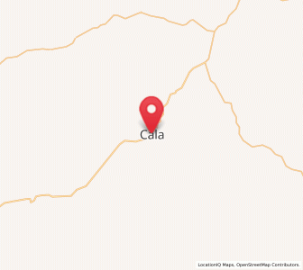 Map of Cala, Eastern Cape