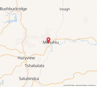 Map of Calcutta, Mpumalanga