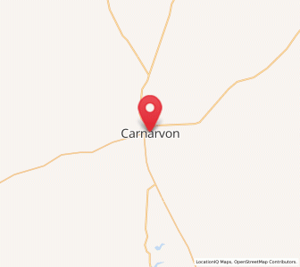 Map of Carnarvon, Northern Cape