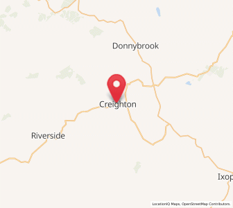 Map of Creighton, KwaZulu-Natal