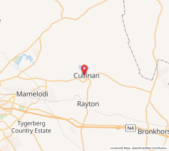 Map of Cullinan, Gauteng