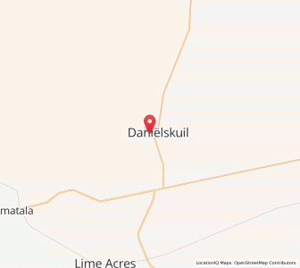Map of Daniëlskuil, Northern Cape