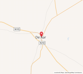 Map of De Aar, Northern Cape