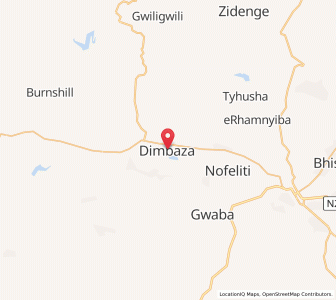 Map of Dimbaza, Eastern Cape