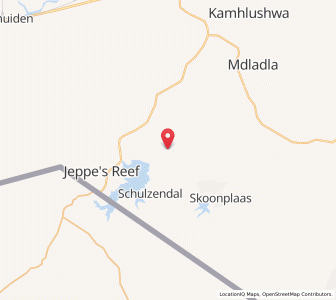 Map of Driekoppies, Mpumalanga