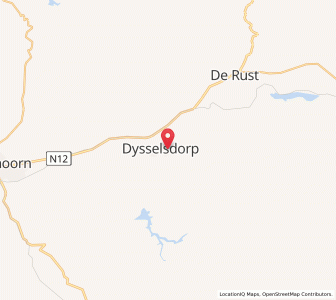 Map of Dysselsdorp, Western Cape