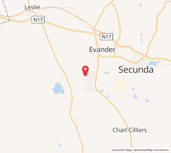 Map of eMbalenhle, Mpumalanga