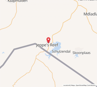 Map of Embhojeni, Mpumalanga