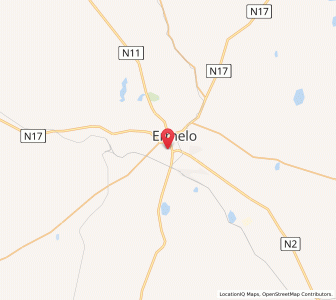Map of Ermelo, Mpumalanga