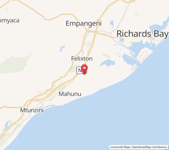 Map of eSikhaleni, KwaZulu-Natal