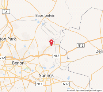 Map of Etwatwa, Gauteng