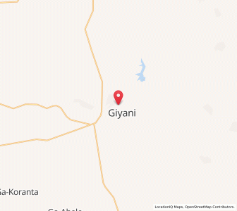Map of Giyani, Limpopo