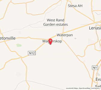 Map of Glenharvie, Gauteng